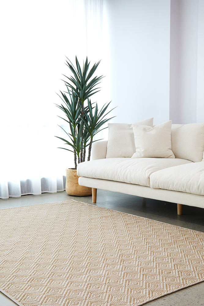 Veranda Fuzzy Natural Rug