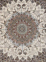 Hakamanesh Aria Persian Cream Rose Rug