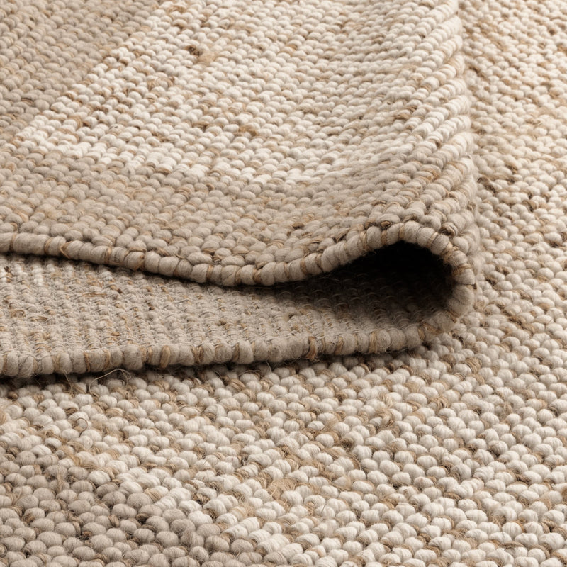Natural Beige Texture Rug Natural plain Jute and wool rug — SydneyRugsOnline
