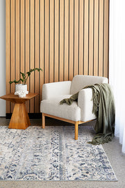 Esquire Segments Blue Rug