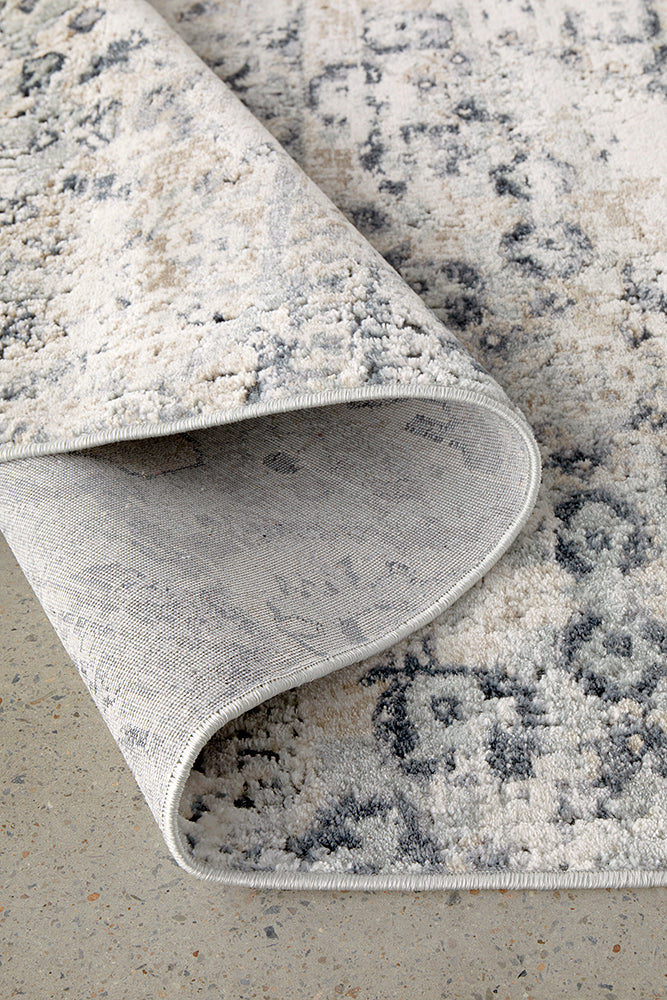 Esquire Segments Blue Runner Rug