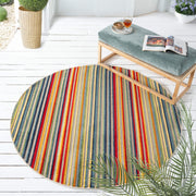 Fascination Line Multi Round Rug