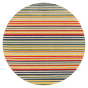 Fascination Line Multi Round Rug