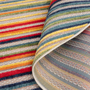 Fascination Line Multi Round Rug