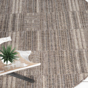 Paseo Stroll Earth Round Rug