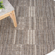Paseo Stroll Earth Round Rug
