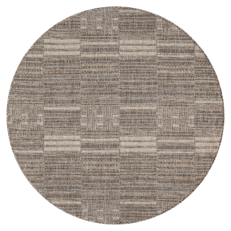 Paseo Stroll Earth Round Rug