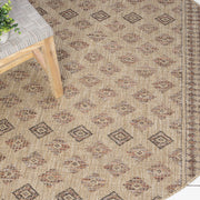 Paseo Saunter Fawn Round Rug