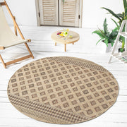 Paseo Saunter Fawn Round Rug