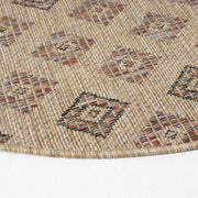 Paseo Saunter Fawn Round Rug