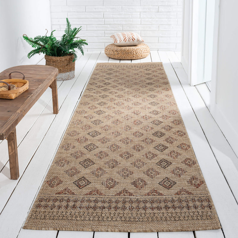 Paseo Saunter Fawn Runner Rug