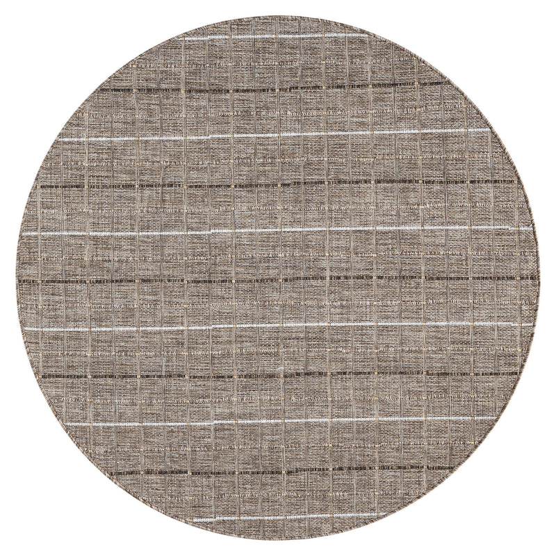 Paseo Jaunt Natural Round Rug