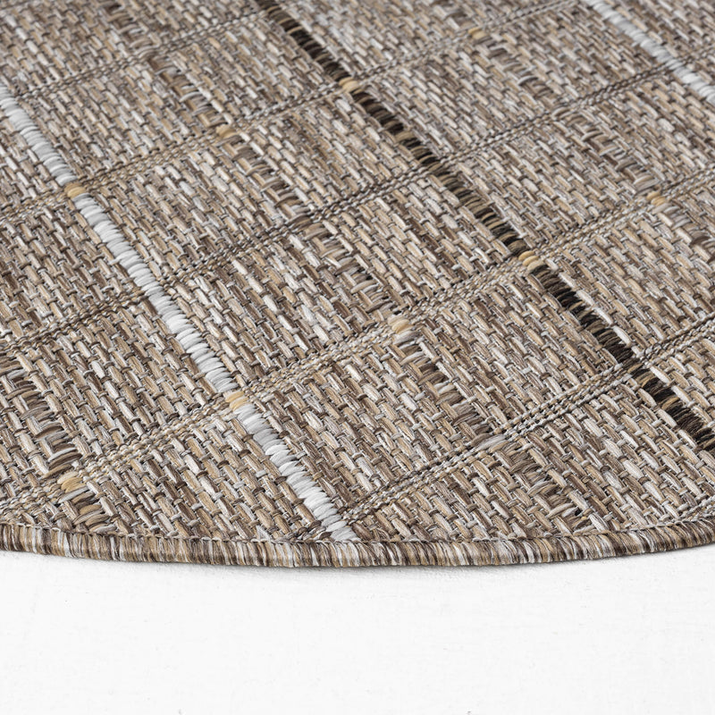 Paseo Jaunt Natural Round Rug