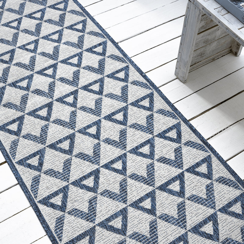Portico Indigo Runner Rug