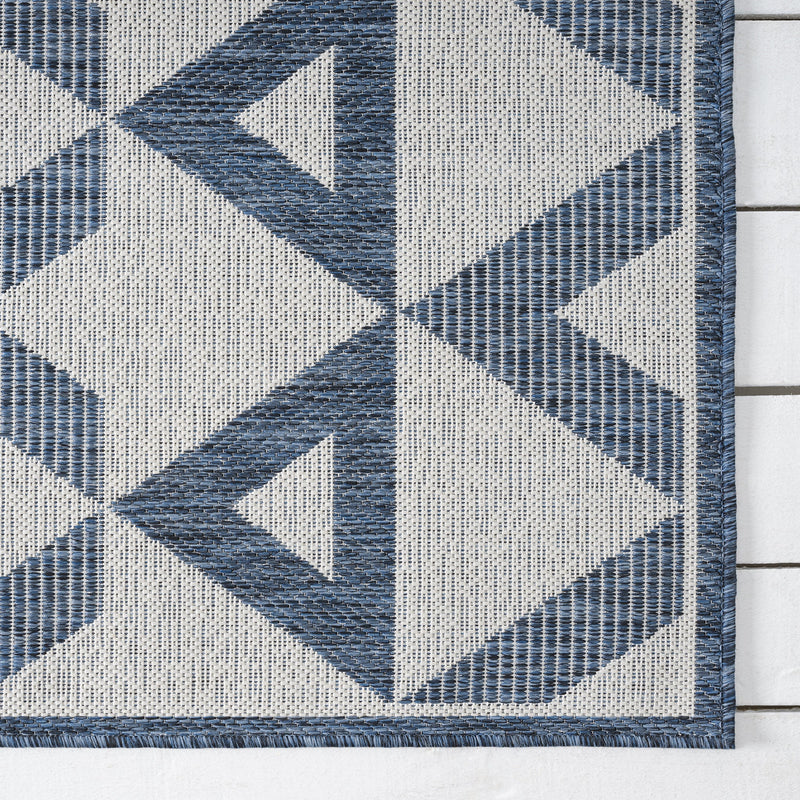 Portico Indigo Runner Rug