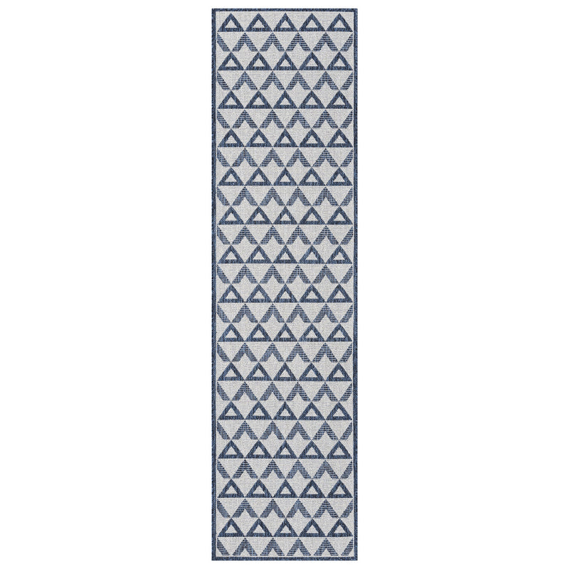 Portico Indigo Runner Rug