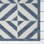 Portico Aqua Runner Rug
