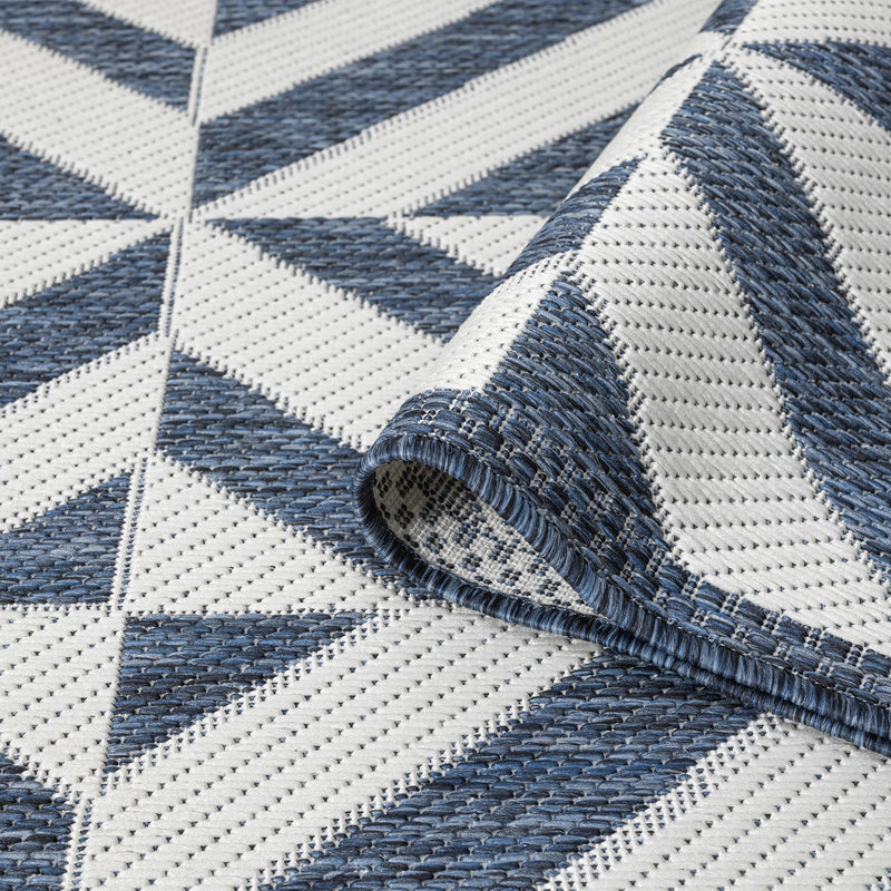 Portico Aqua Runner Rug