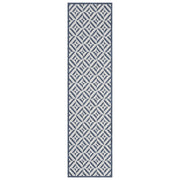 Portico Aqua Runner Rug