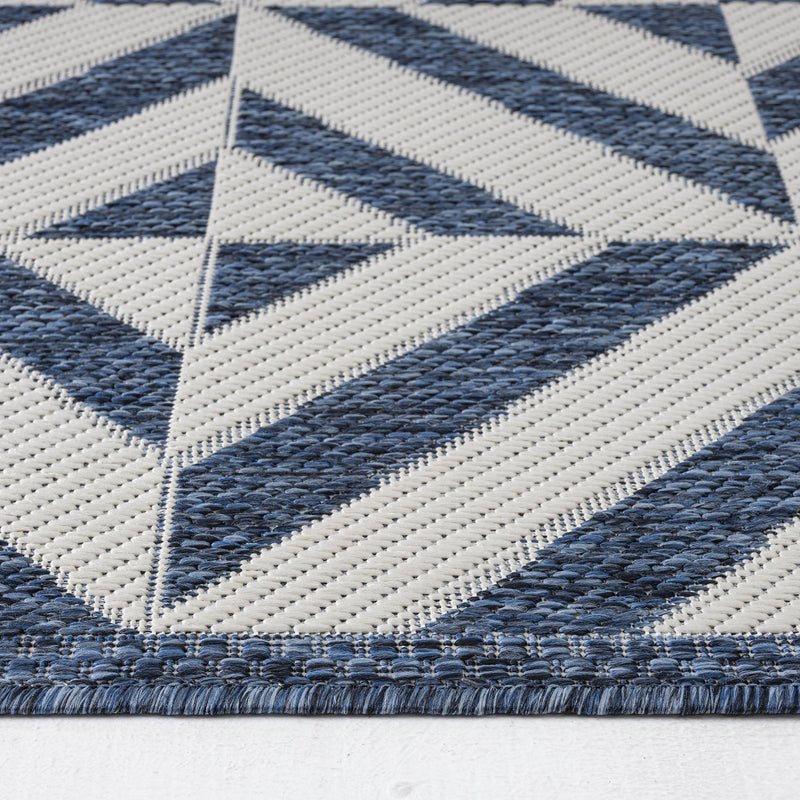 Portico Aqua Runner Rug
