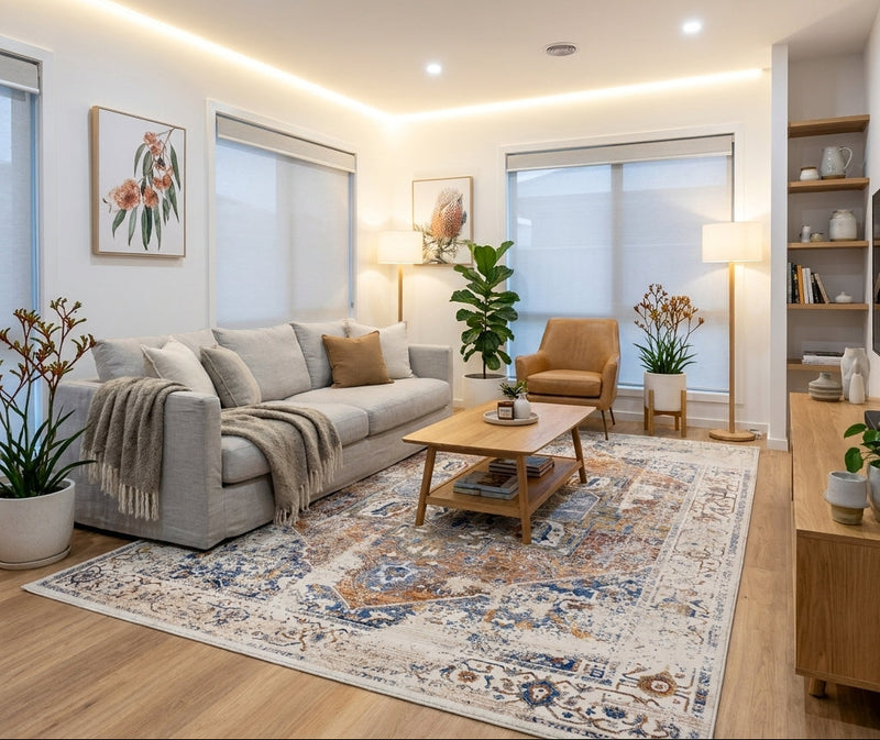 Heriz Ivory Rug