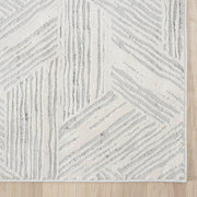 Portise Cortland Light Grey Runner Rug