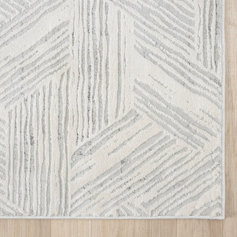 Portise Cortland Light Grey Runner Rug