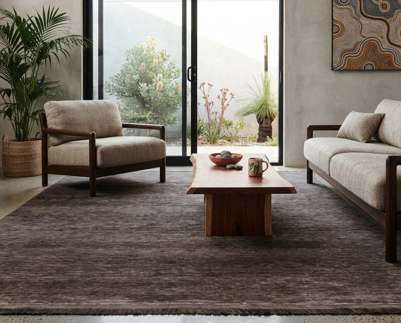 Prescott Wool Brown Rug