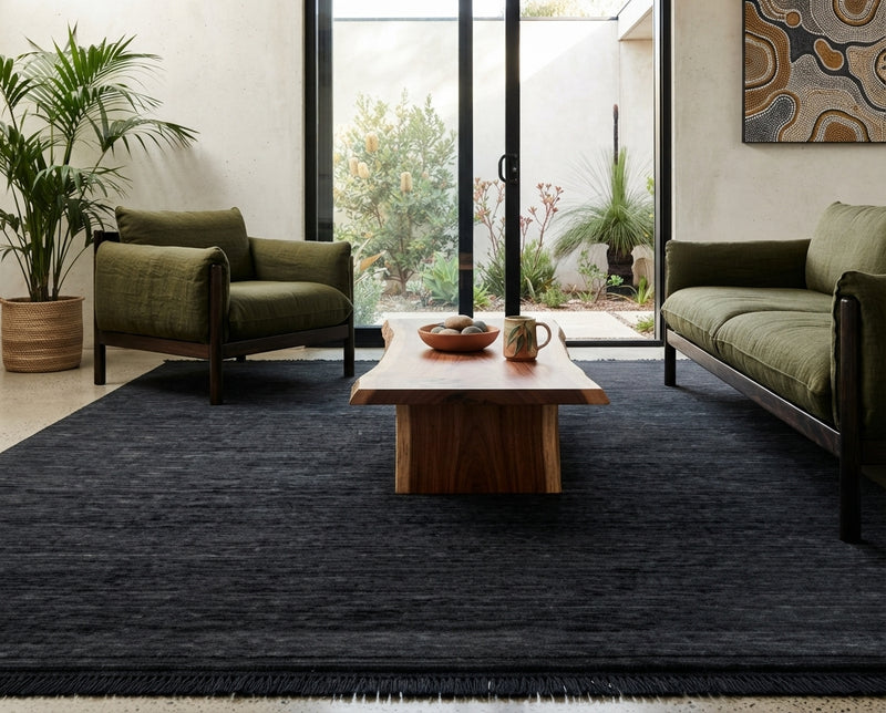 Prescott Wool Charcoal Rug