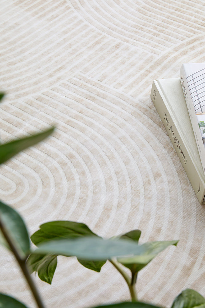 Vivify Byron Natural Washable Rug