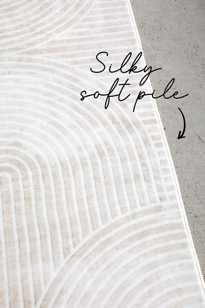 Vivify Byron Natural Washable Rug