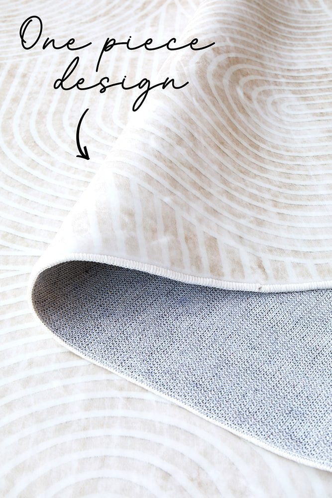 Vivify Byron Natural Washable Rug