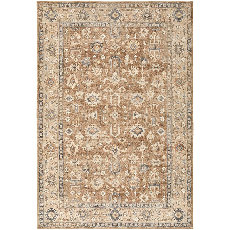 Vivify Luca Brown Washable Rug