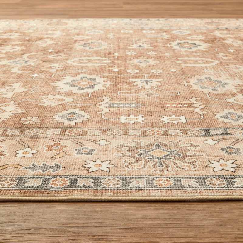 Vivify Luca Brown Washable Rug
