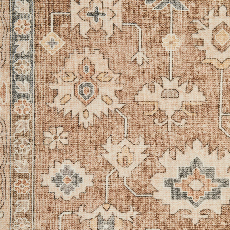 Vivify Luca Brown Washable Rug