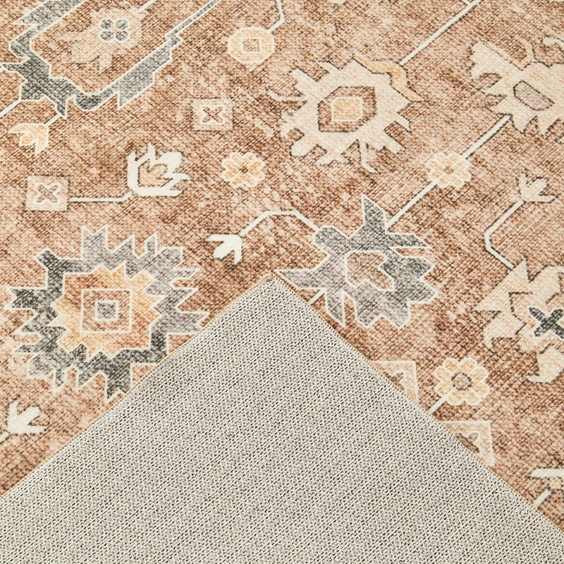 Vivify Luca Brown Washable Rug