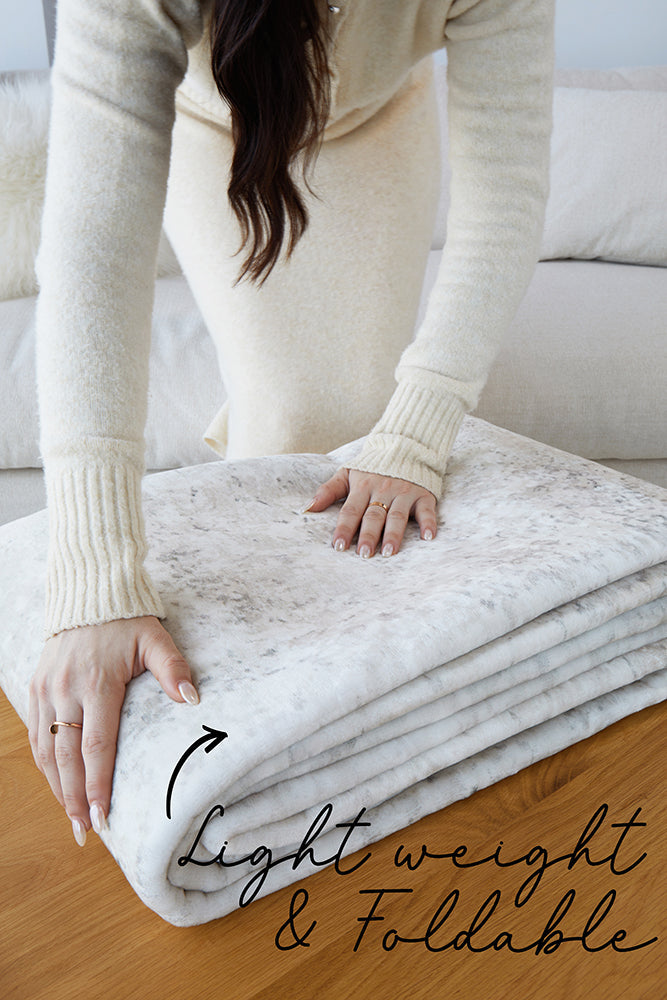 Vivify Isla Marble Washable Rug