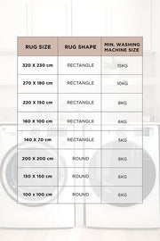 Vivify Isla Marble Washable Rug