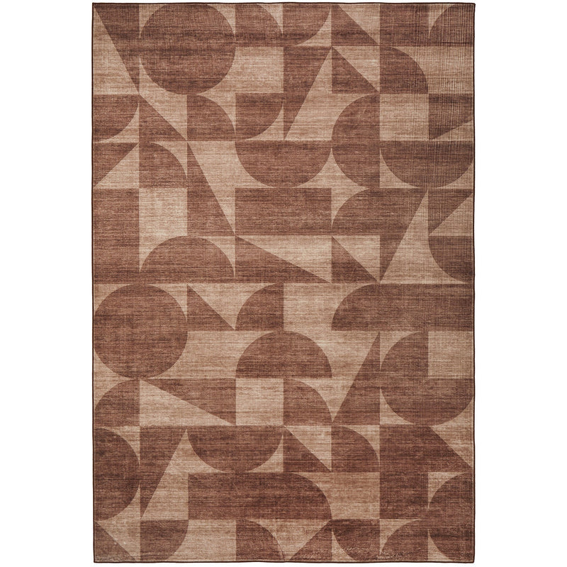 Vivify Milo Brown Washable Rug