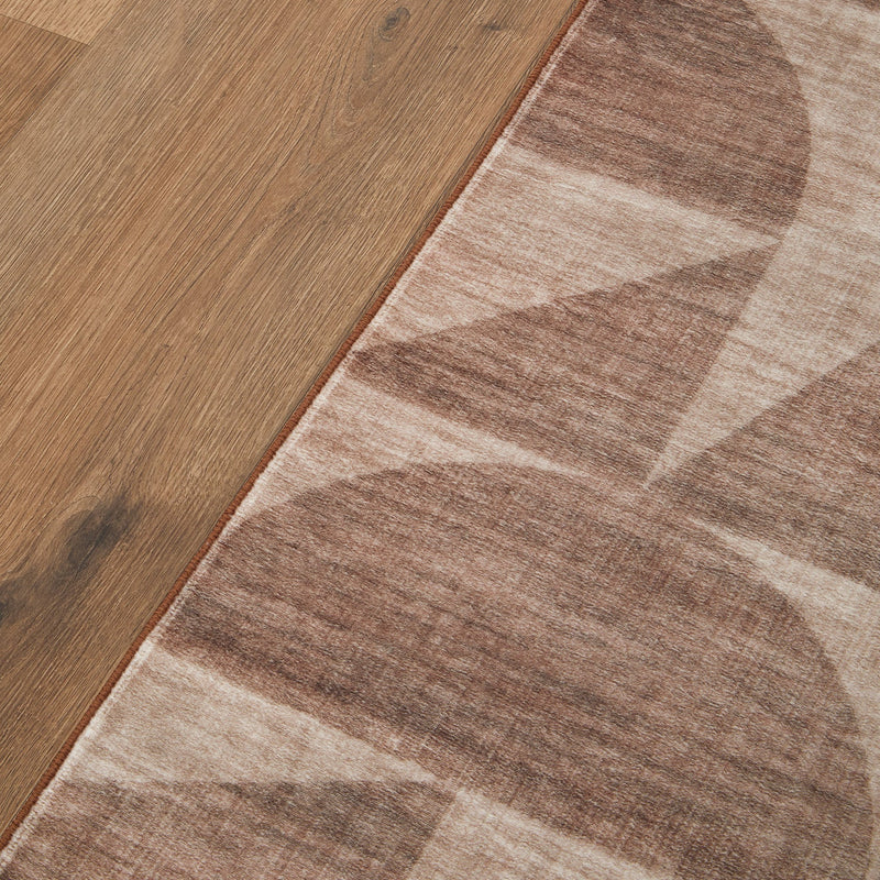 Vivify Milo Brown Washable Rug