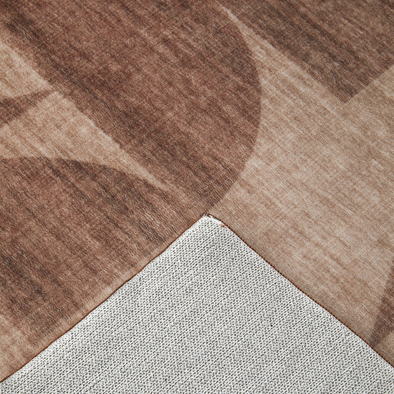 Vivify Milo Brown Washable Rug