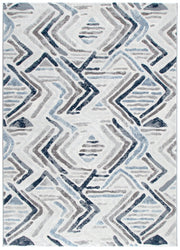 Bloom Jewel Blue Grey Rug