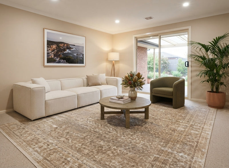 Rich Deep Clay Rug