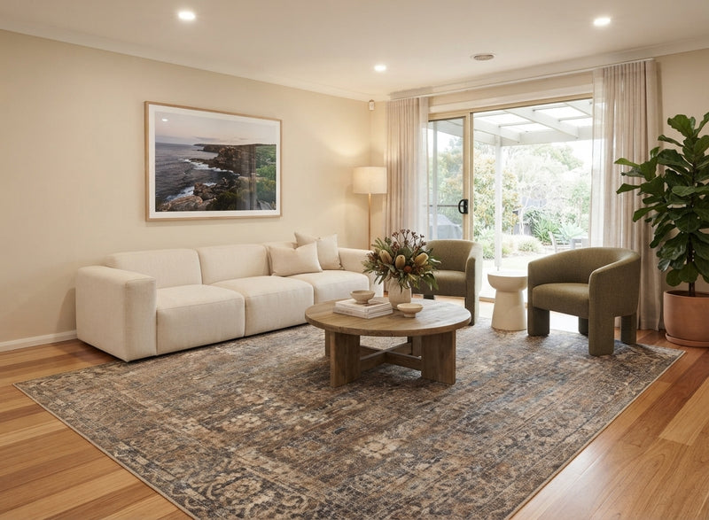 Rich Texture Mocha Rug