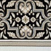 Royal King Black Cream Rug