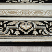 Royal King Black Cream Rug