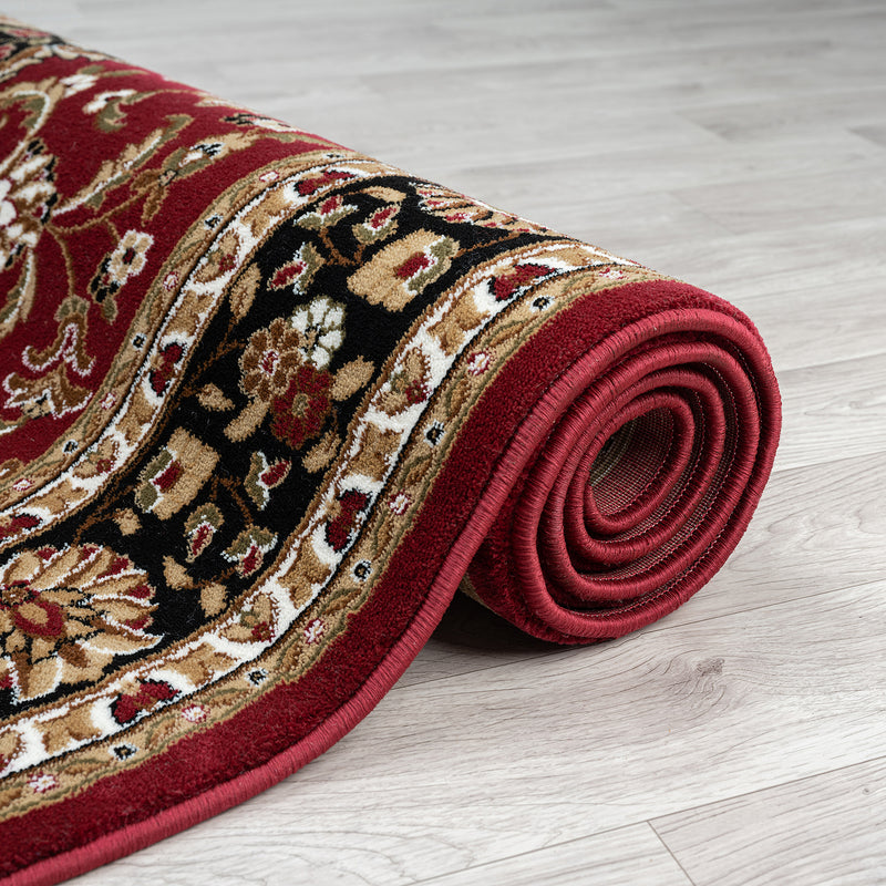 Royal Runner Rug Texture Royal Princely Red Runner Rug — SydneyRugsOnline