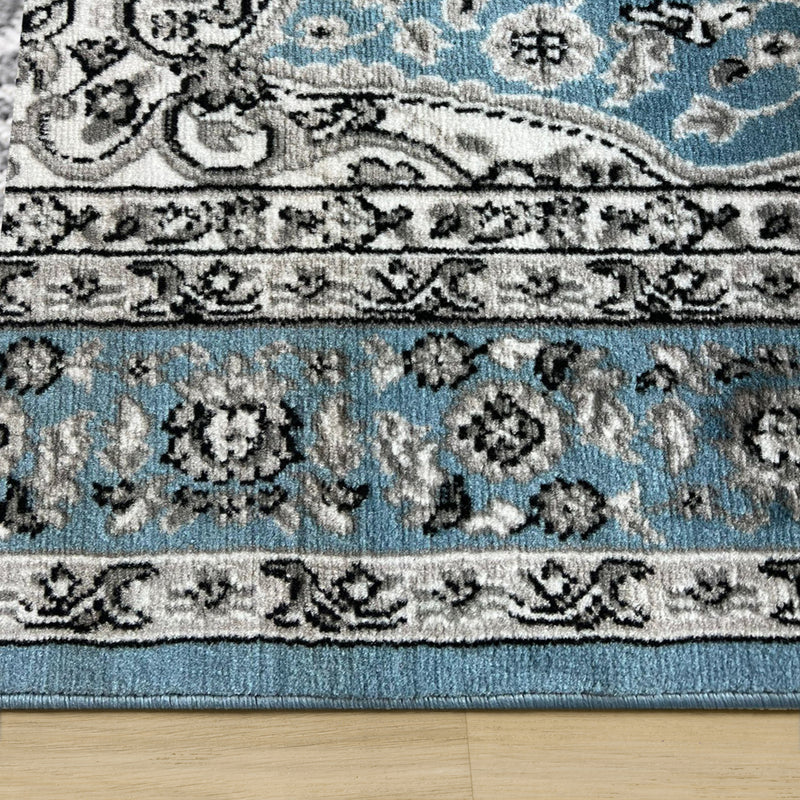 Medori Medallion Blue Rug