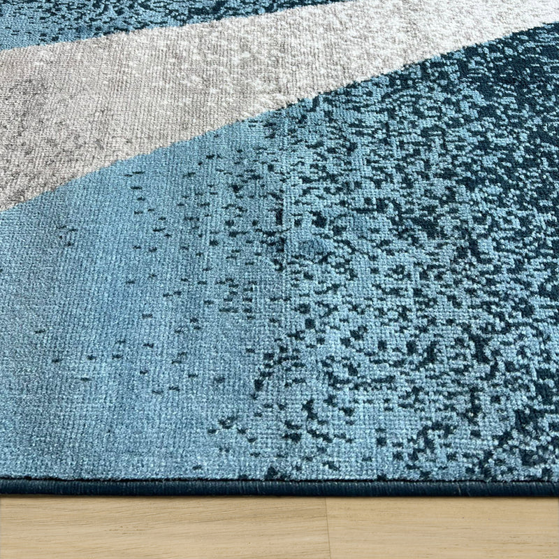 Medori Moon Blue Runner Rug