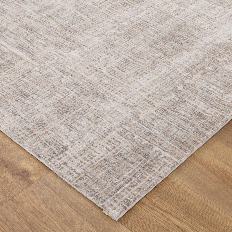 Majestic Stately Abstract Beige Rug